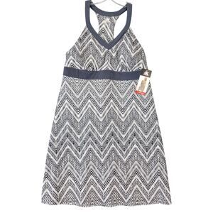 ZeroXposur Gray Nickel Mini Dress NEW $70 Stretch Sleeveless Women Plus Size XXL